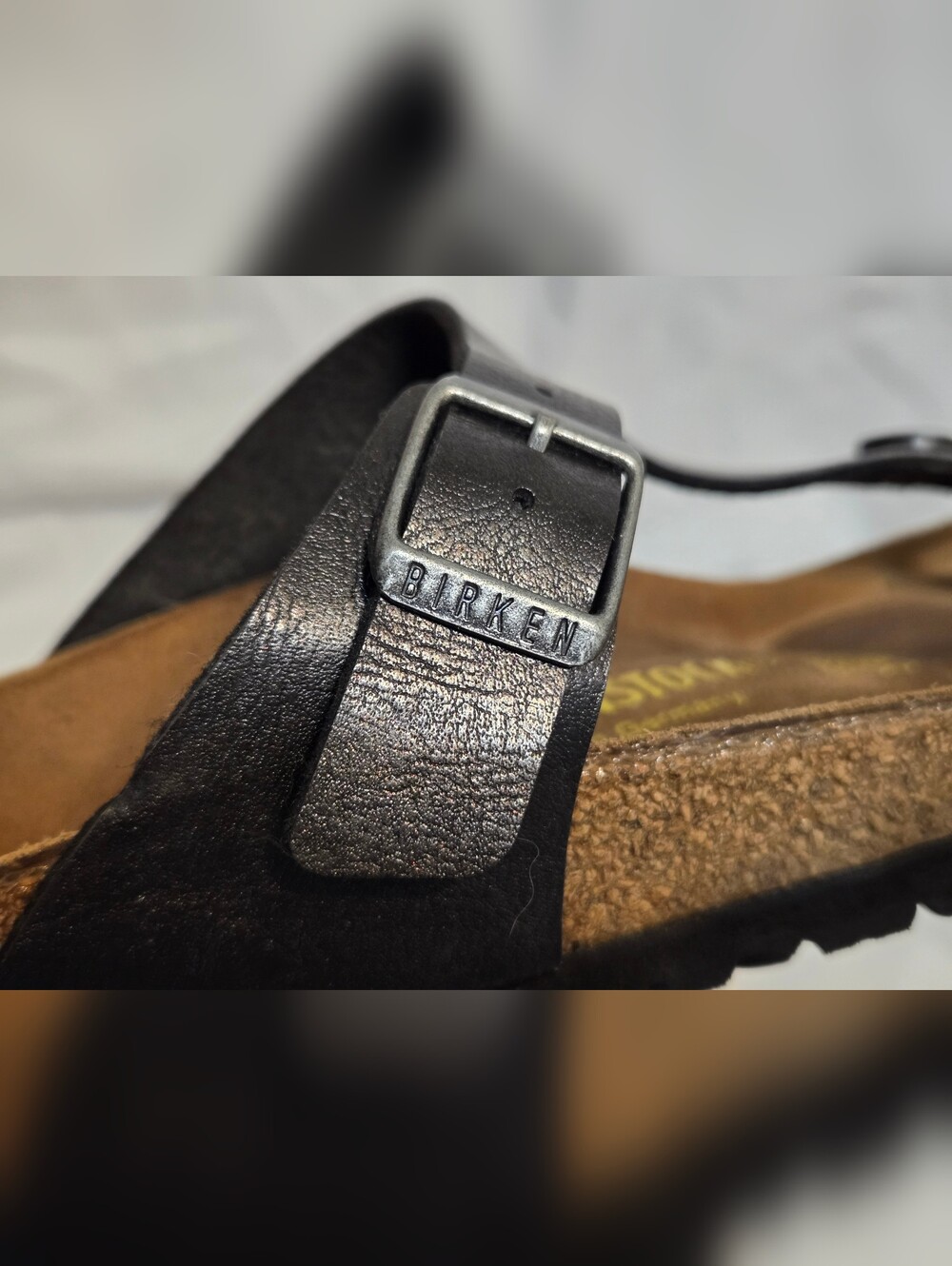 Birkenstock Gizeh Womens Graceful Licorice Sandals Sz 38 245 US 7-7.5 - Picture 11 of 12